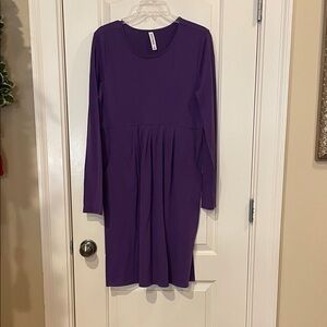 Zenana Outfitters Dress in Deep Purple
